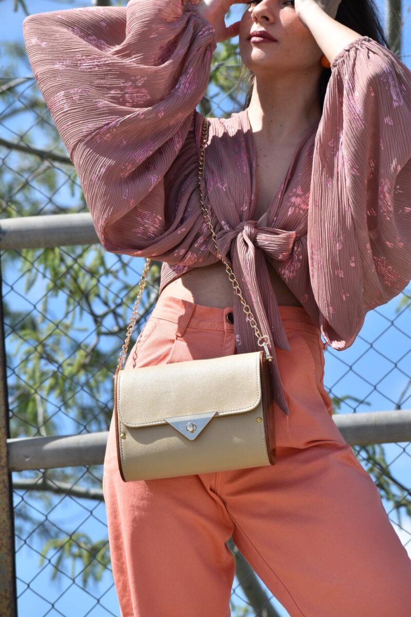 Christy Slouchy Denim - Peach - Image 6