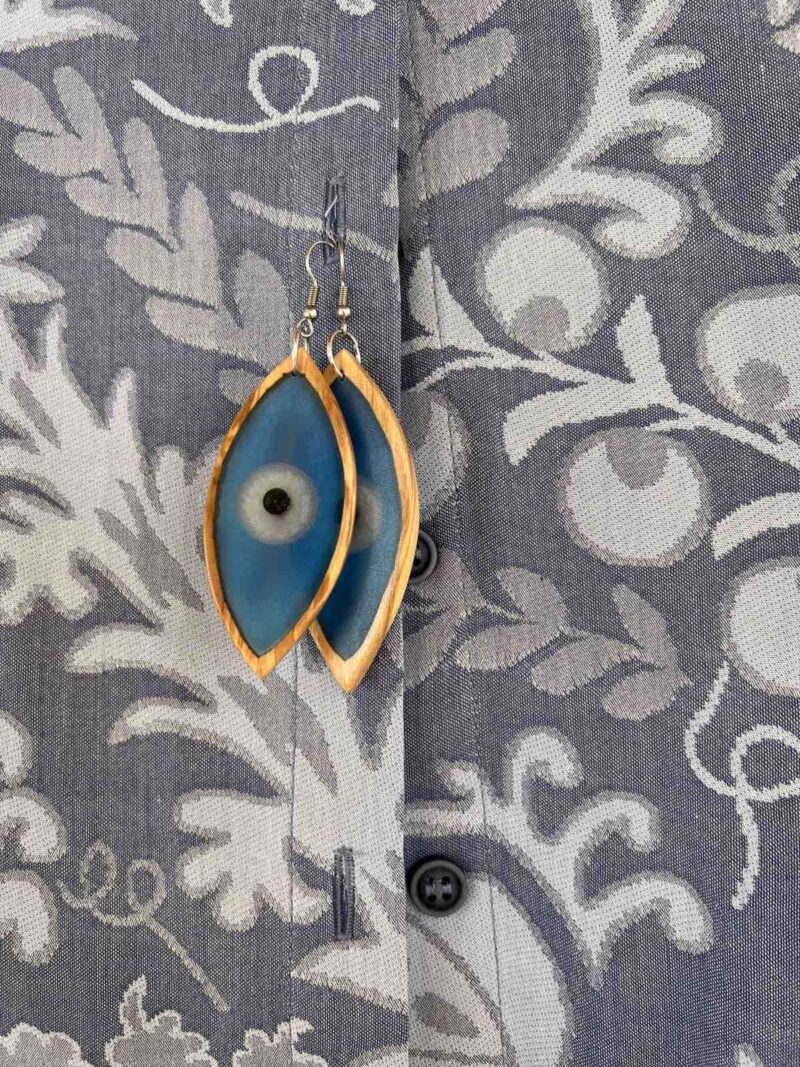 The Eye Earrings - Blue - Image 4