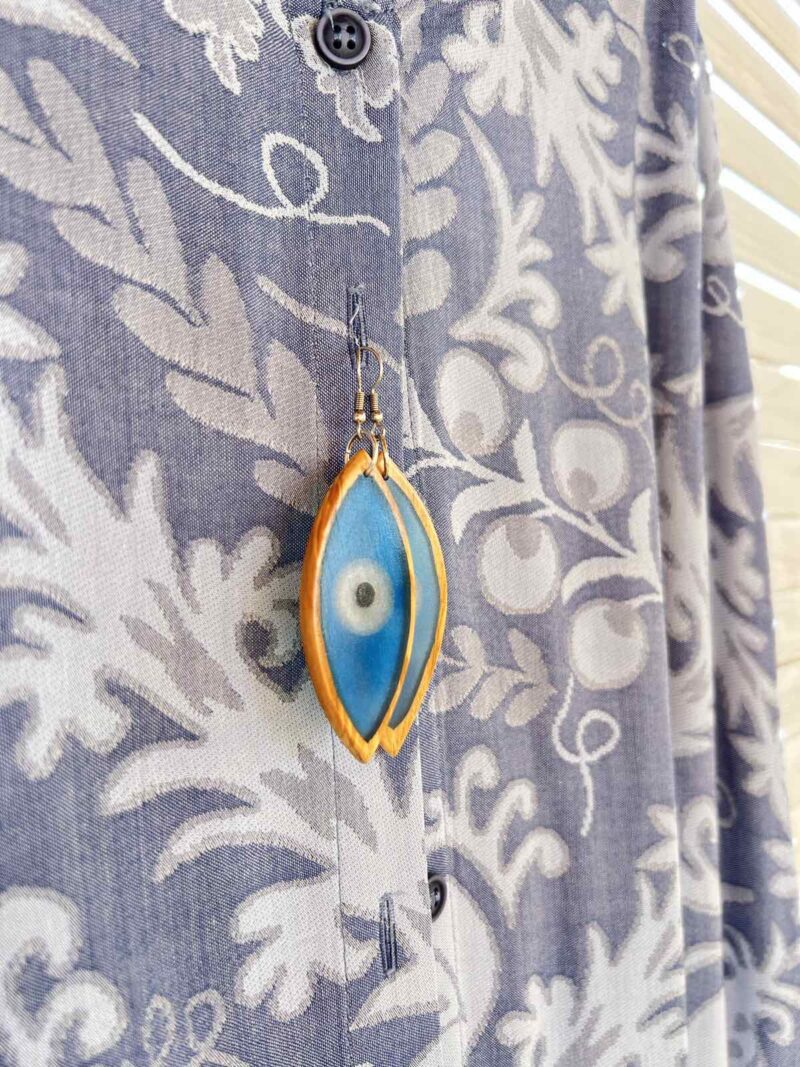 The Eye Earrings - Blue - Image 3