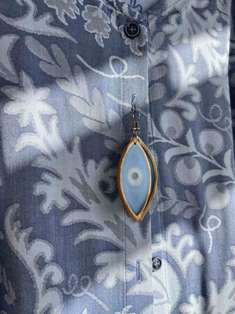 The Eye Earrings - Blue - Image 2
