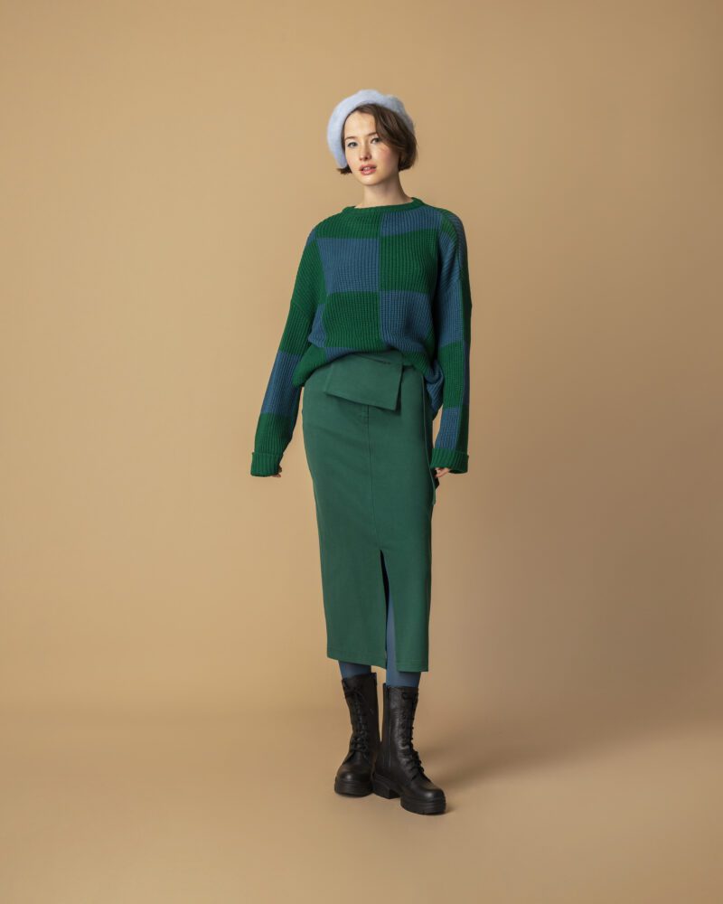Claudia Midi Skirt - Green