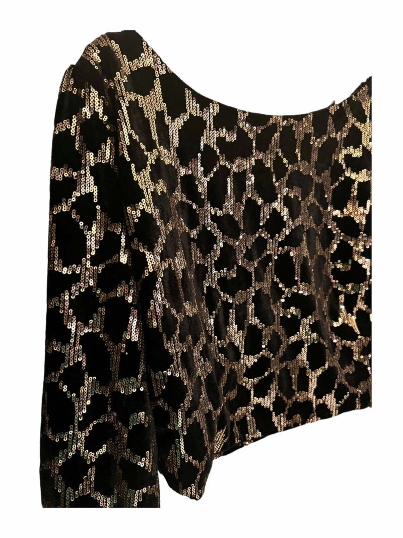 Sequin Velvet Top - Image 2