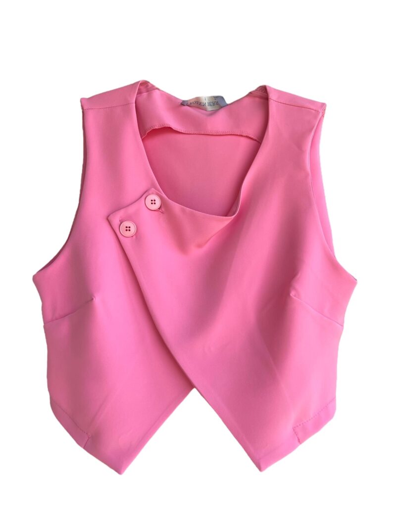 Gilet Top - Pink