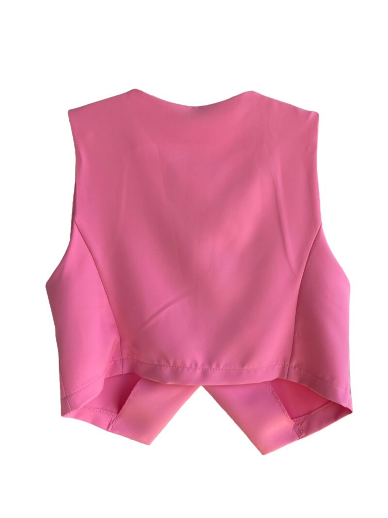 Gilet Top - Pink - Image 2