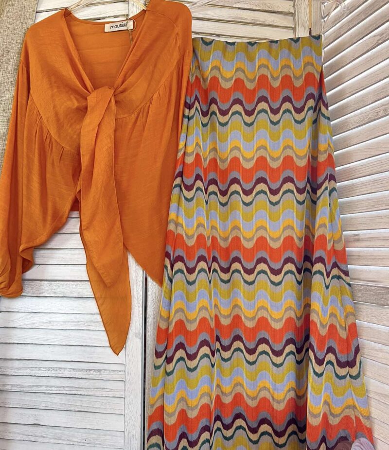 Wavy Skirt - Print