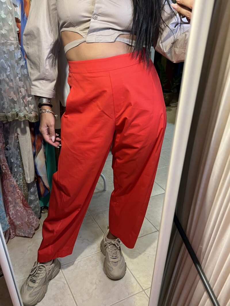 Classic Slouchy Pants - Red - Image 2