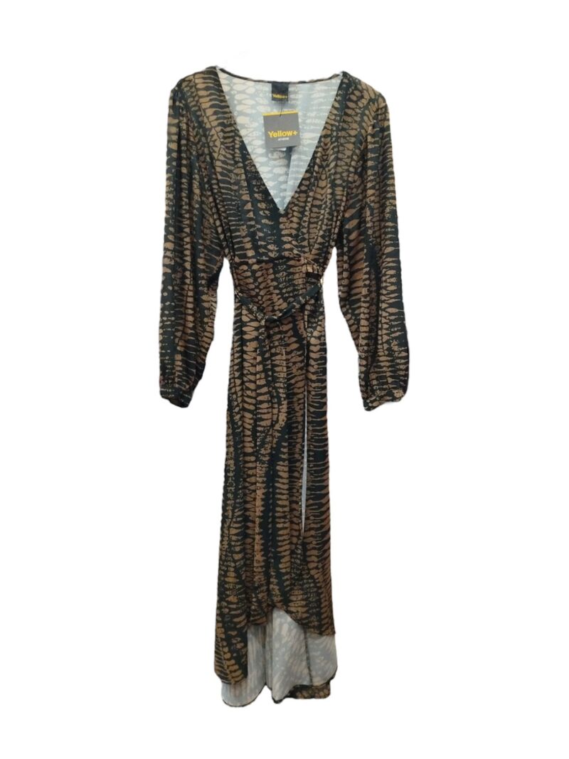Φόρεμα Κρουαζέ Plus Size - Print