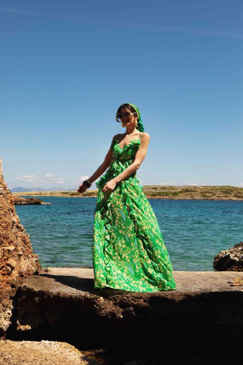 Orelia Maxi Dress - Green
