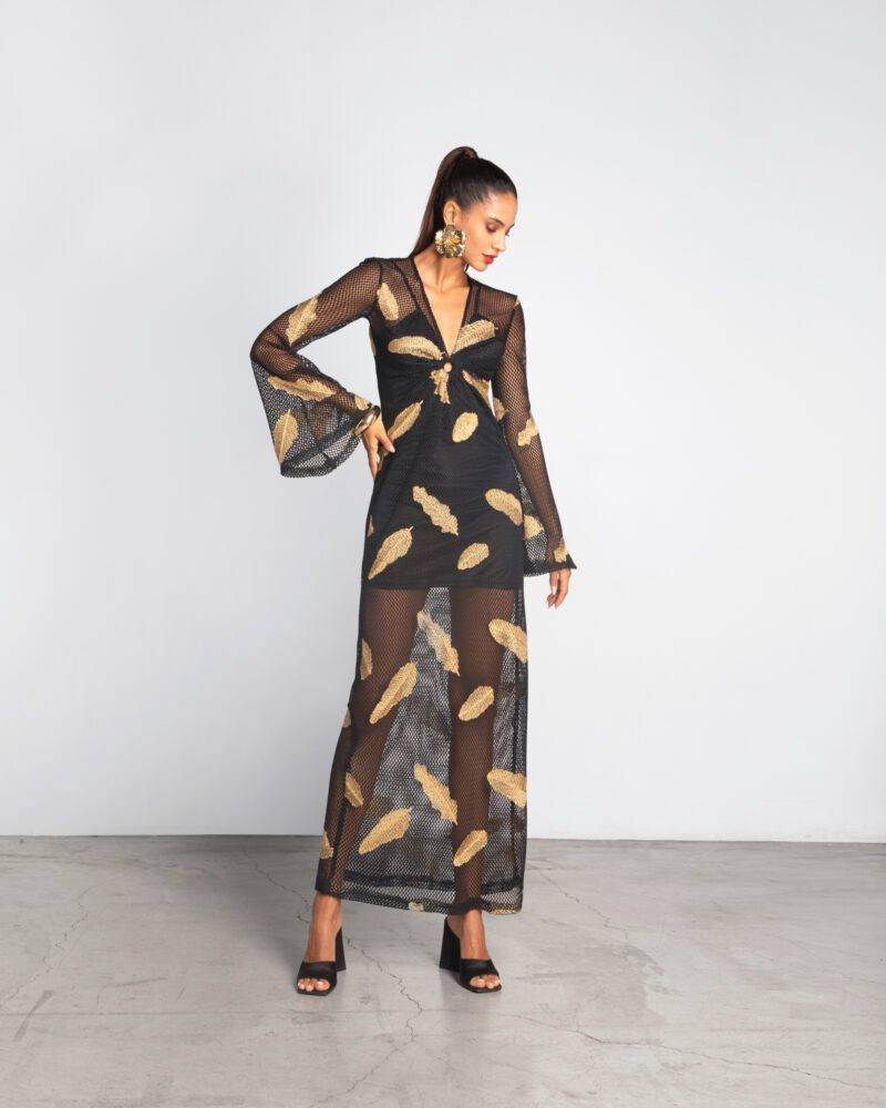 Santorini Maxi Dress - Black