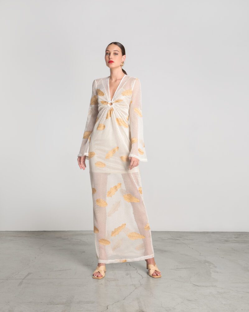 Santorini Maxi Dress - Ecru
