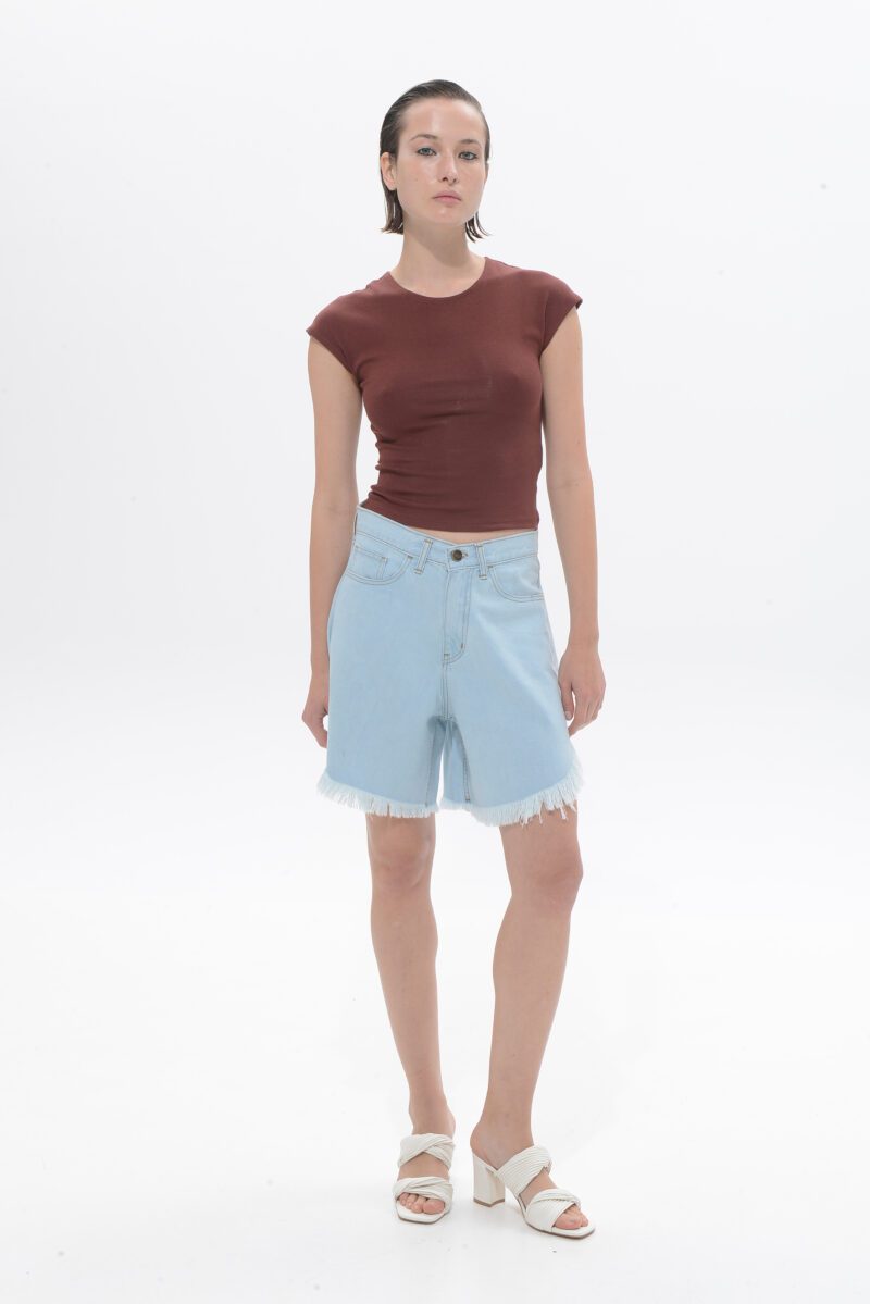 Domna Denim Shorts - Light Blue