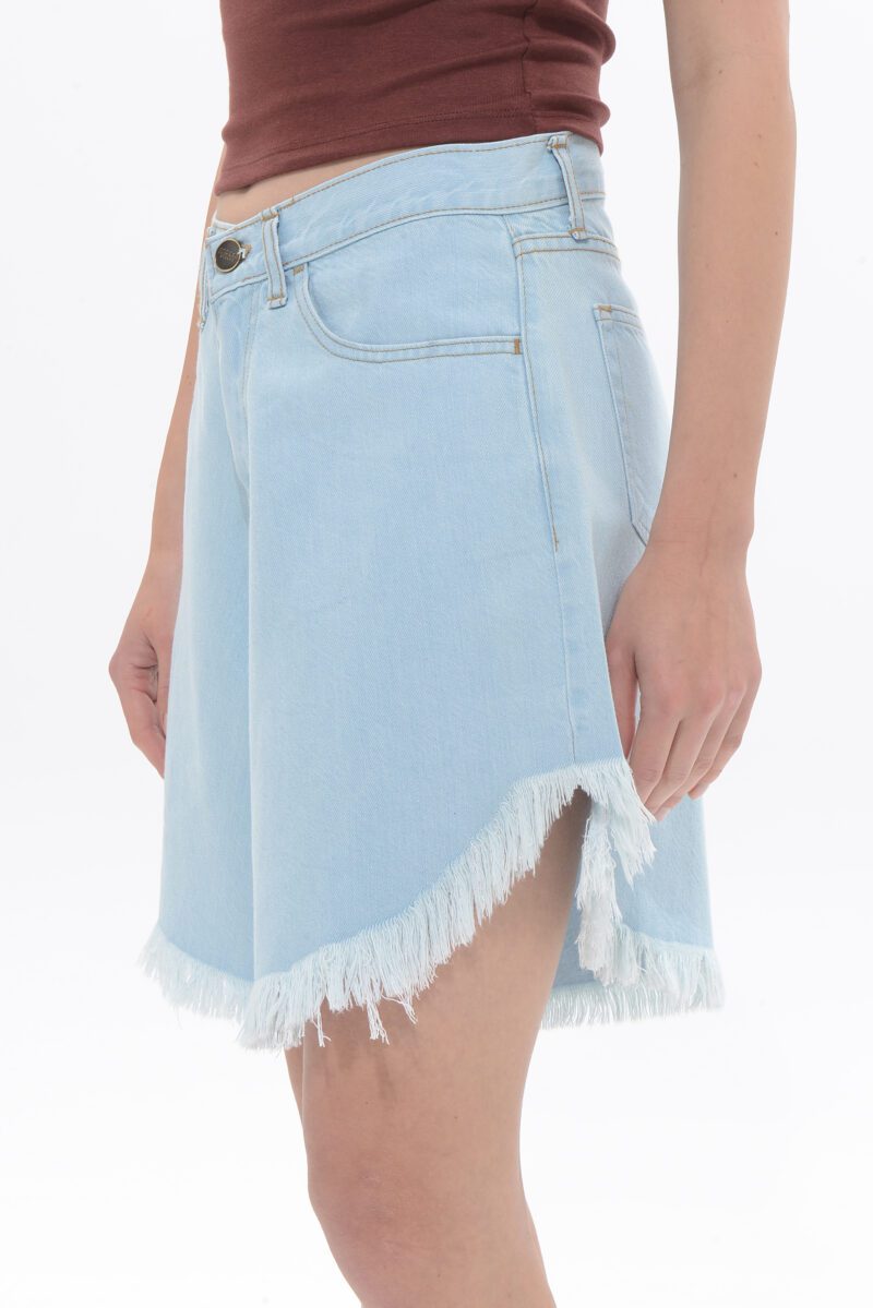 Domna Denim Shorts - Light Blue - Image 2