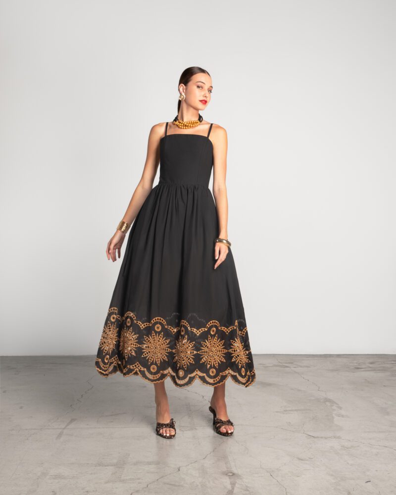 Sabrina Embroidered Dress