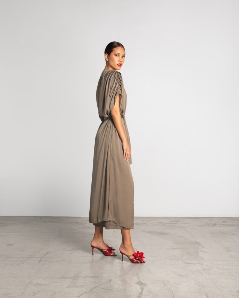 Kayla Kimono – Khaki - Image 2