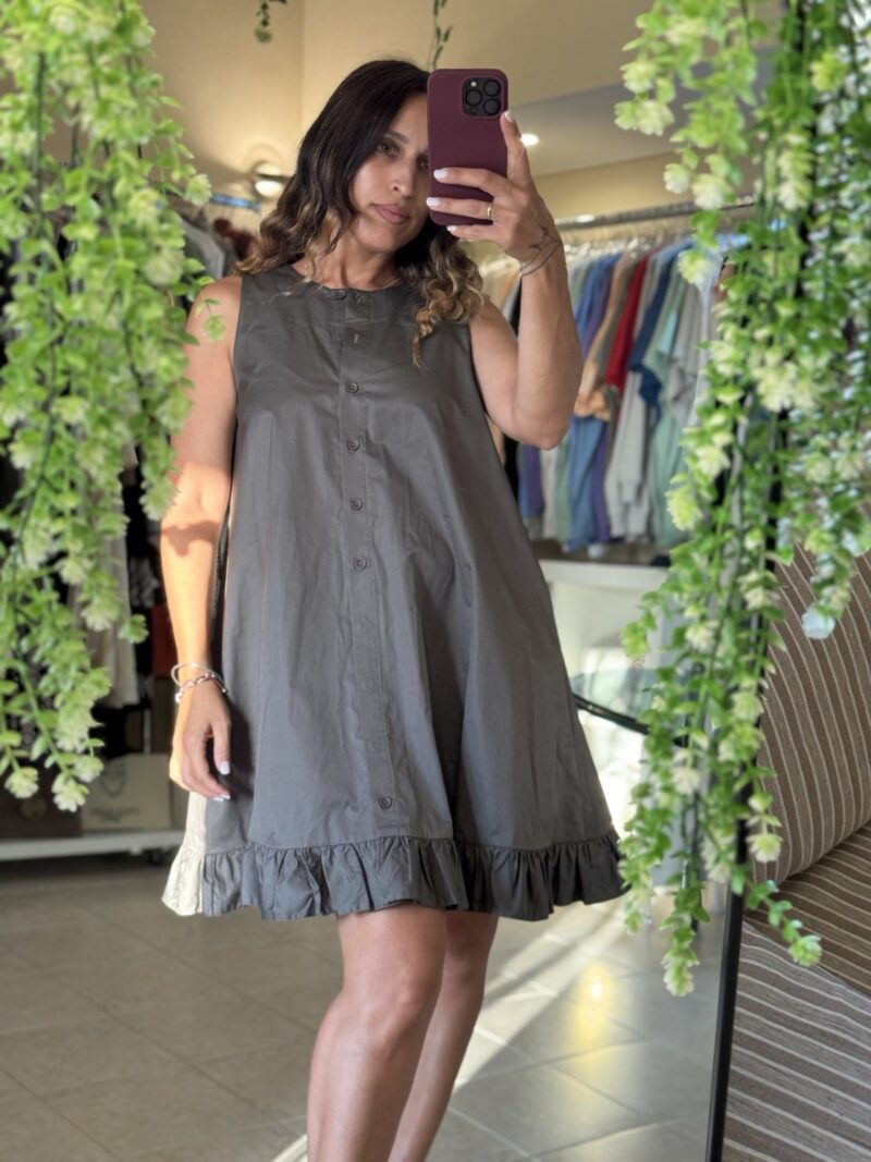Valeria Dress - Khaki - Image 2