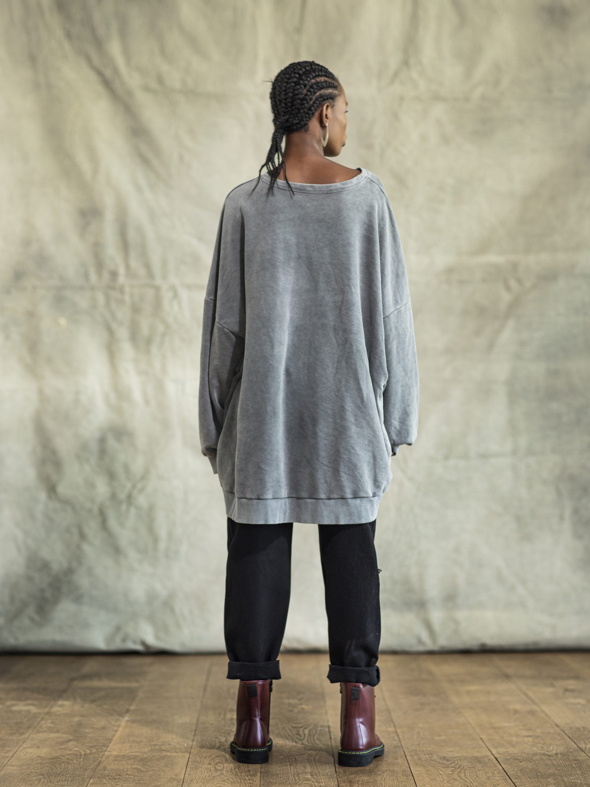 Bianca Buttons Denim - Black - Image 2