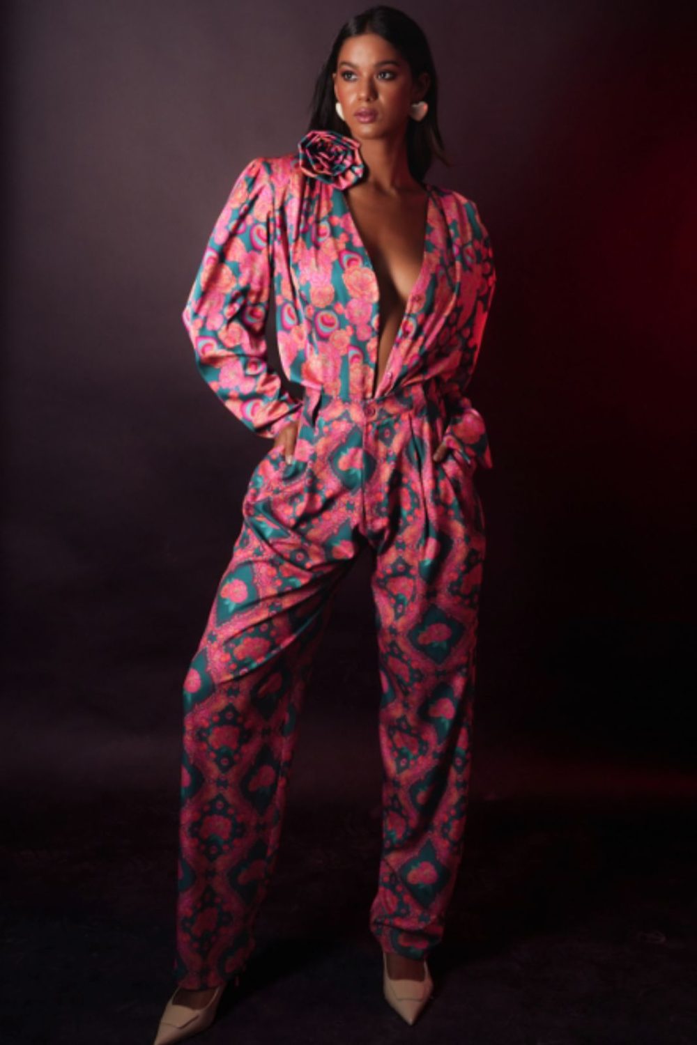 Deia Satin Shirt - Image 2