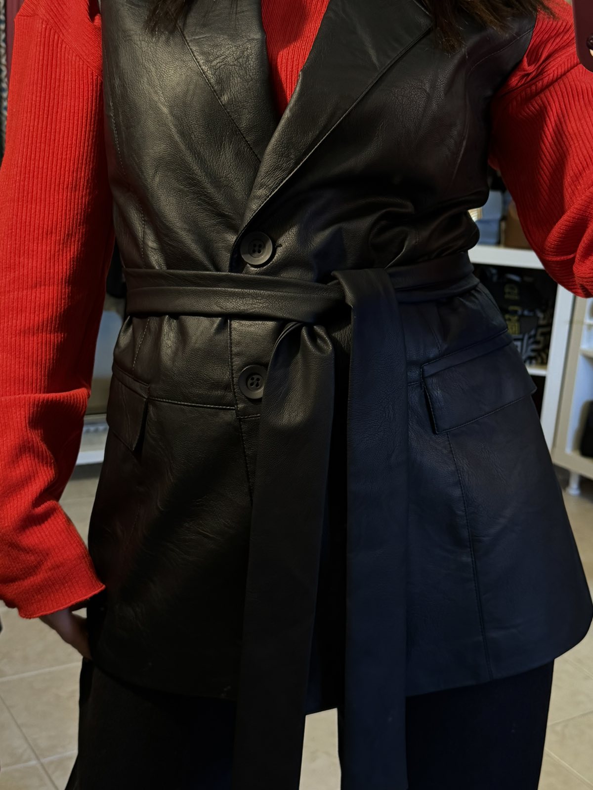 Naomi Vest - Black - Image 2