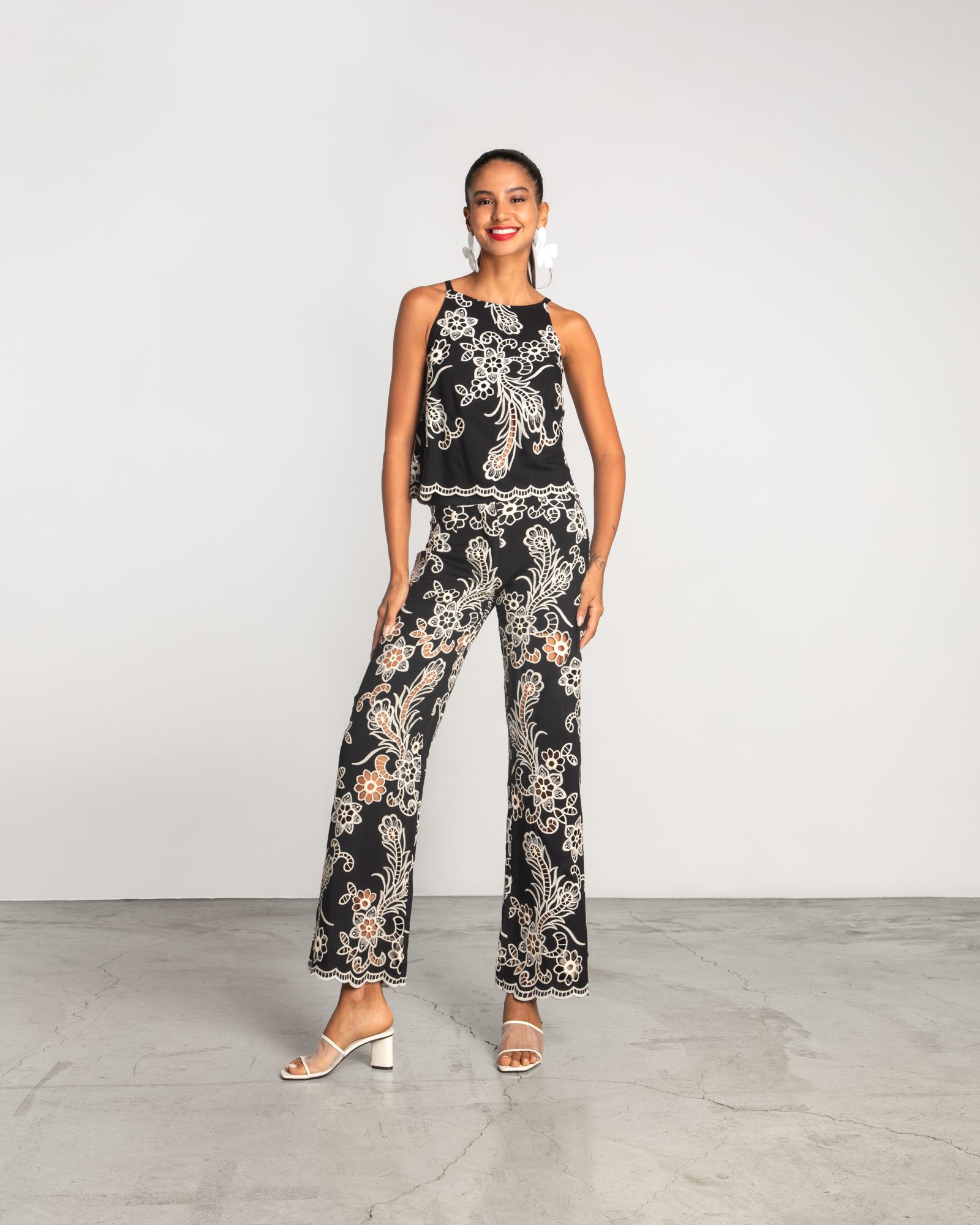 Tiffany Embroidered Shirt - Black - Image 4