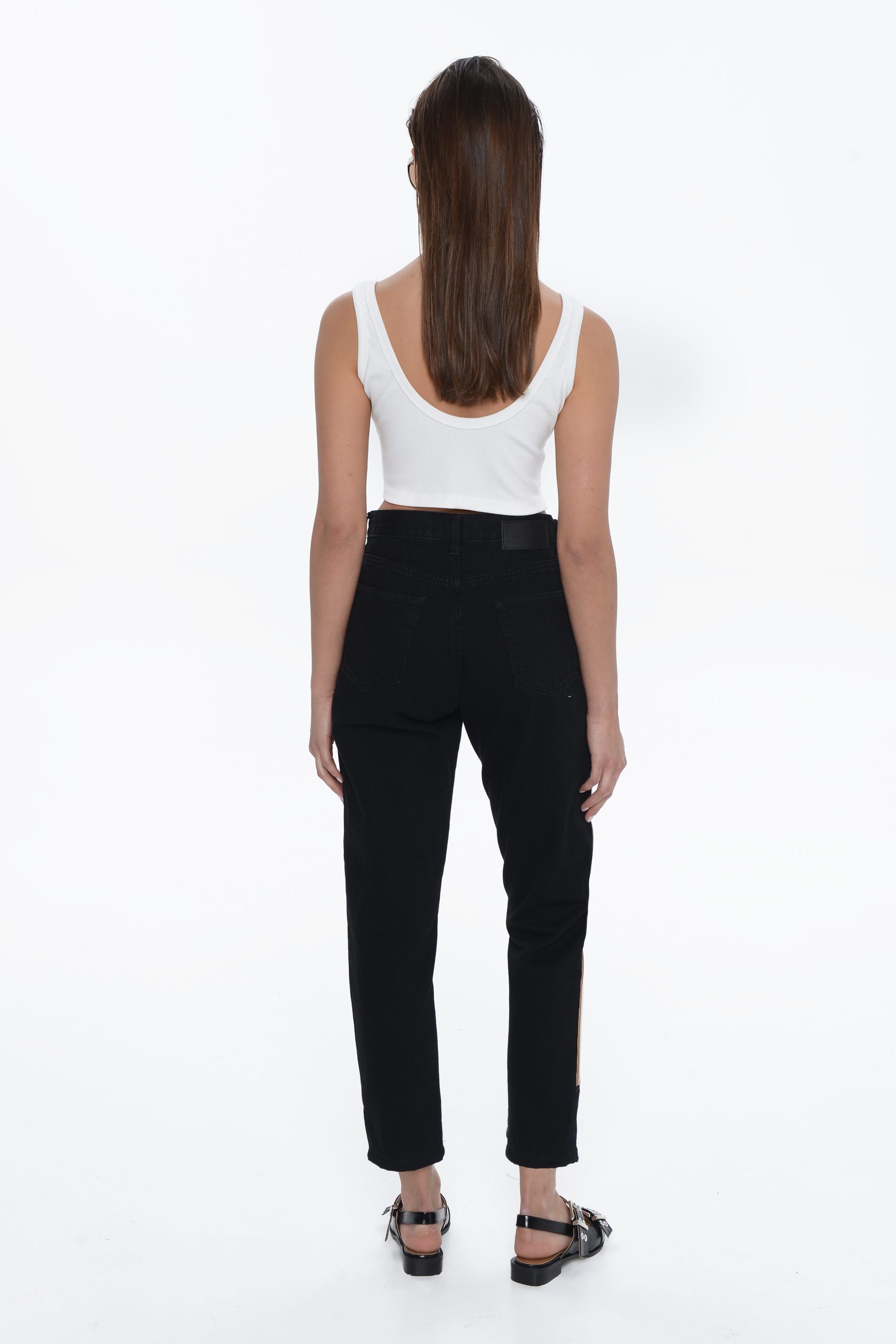 Mariliza Bamboo Crop Top - White - Image 2