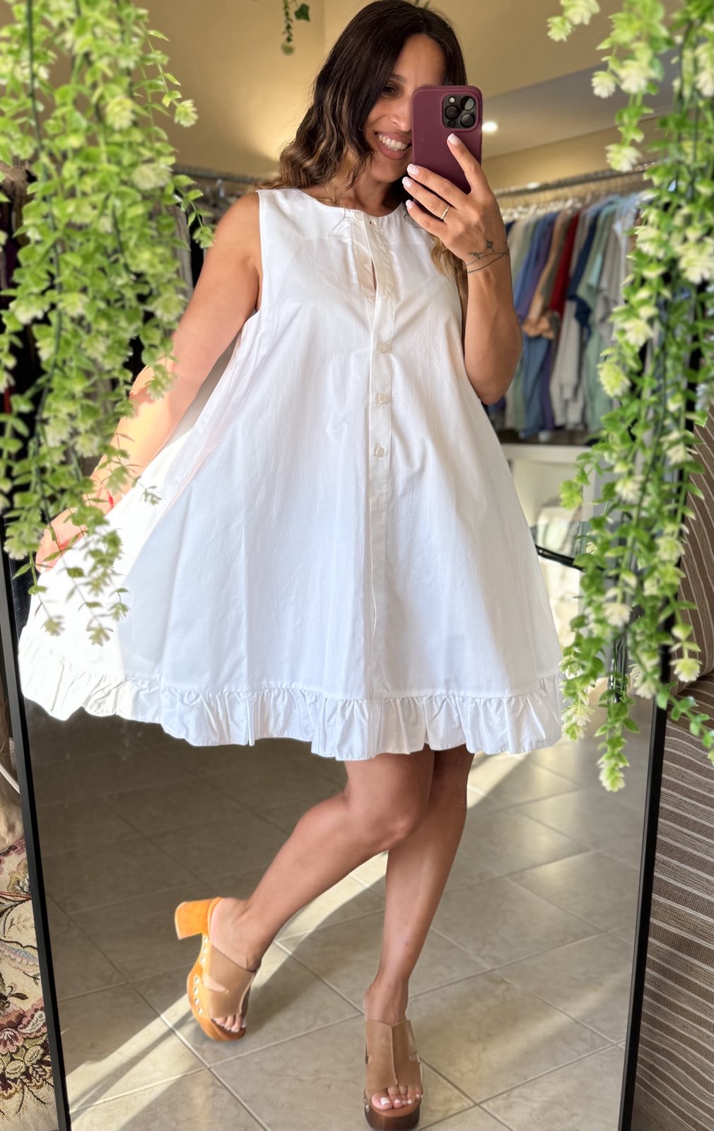 Valeria Dress - White - Image 2