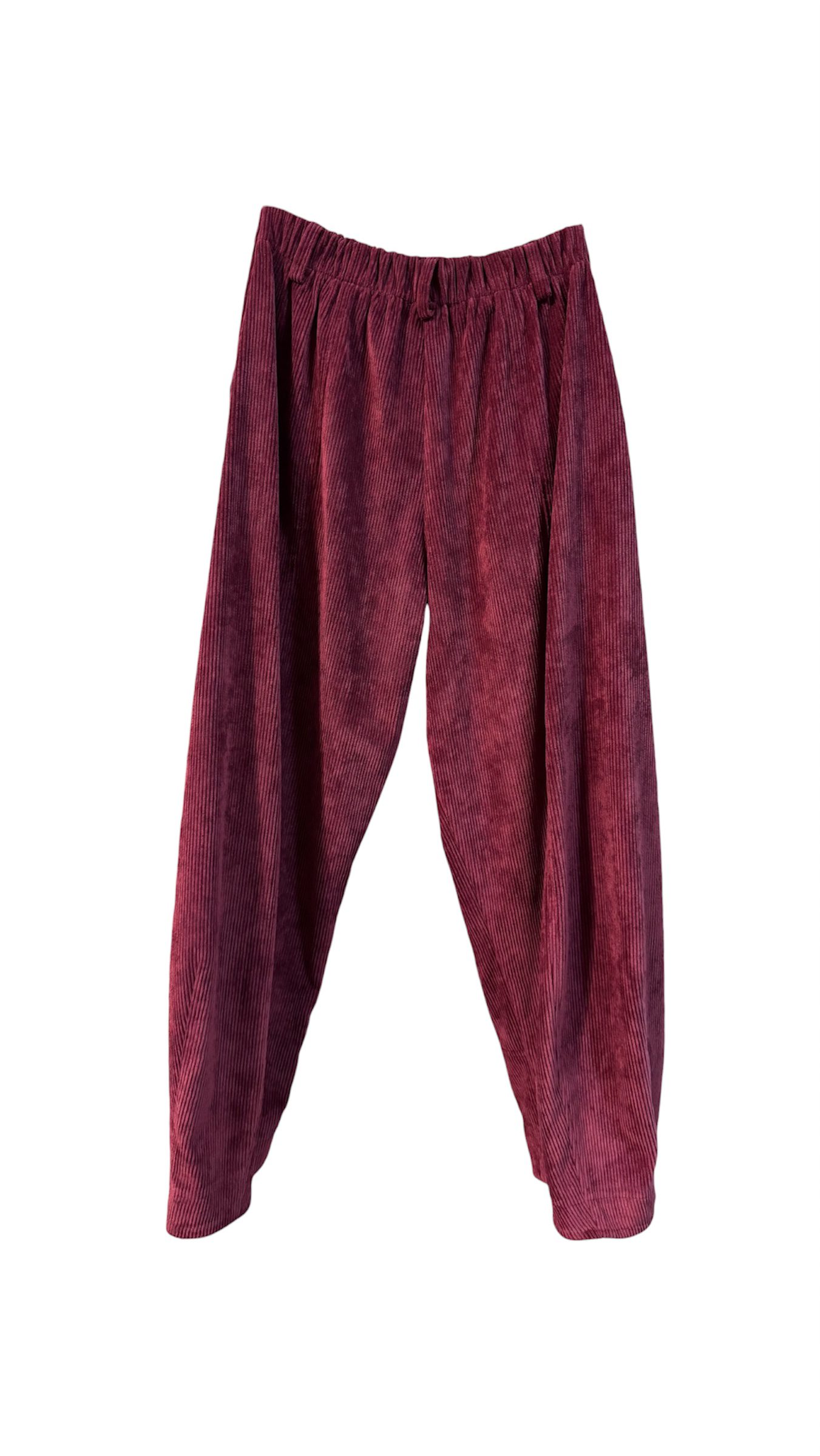 Riona Corduroy Pants - Bordeaux - Image 2