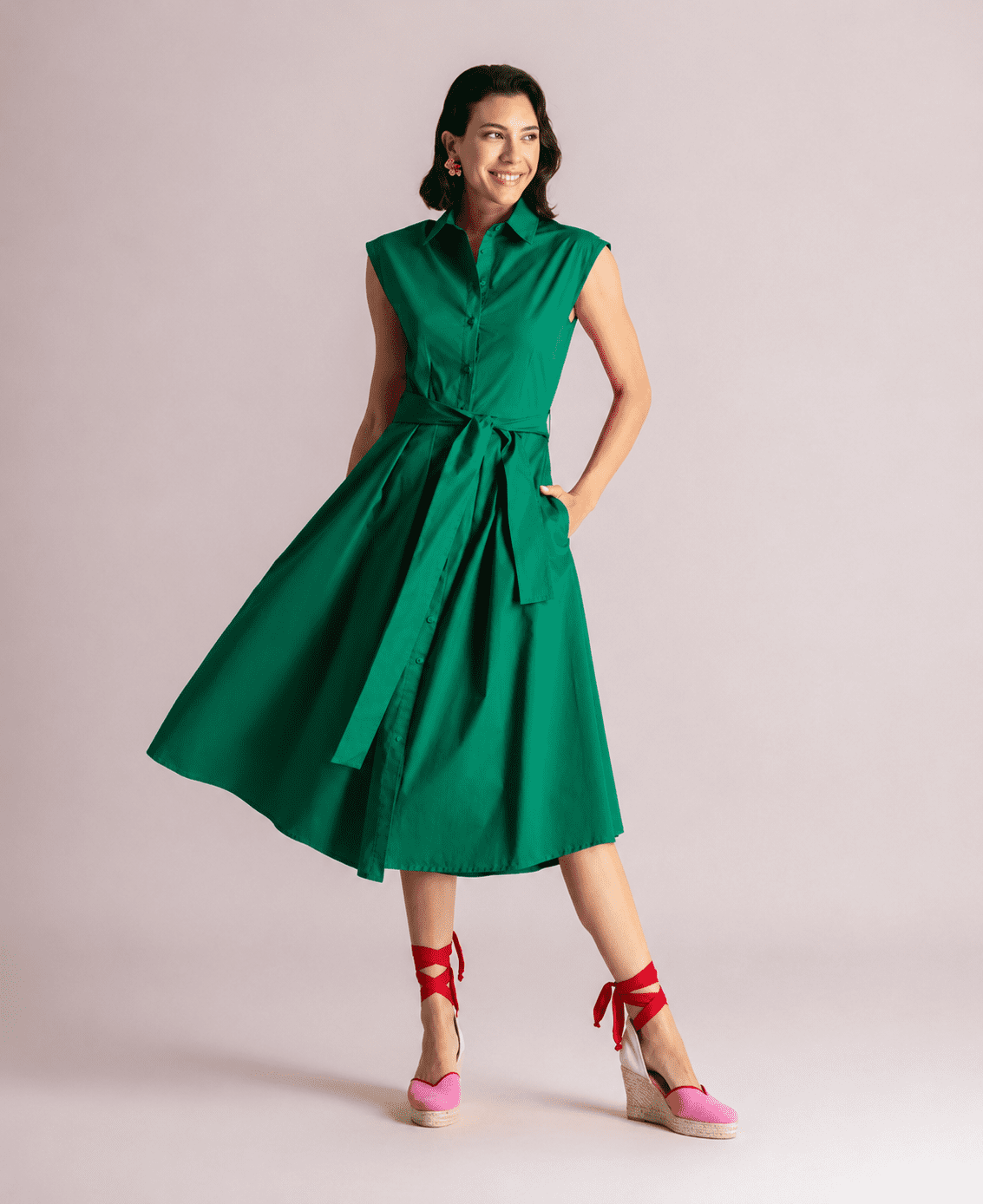 Amara Dress – Emerald