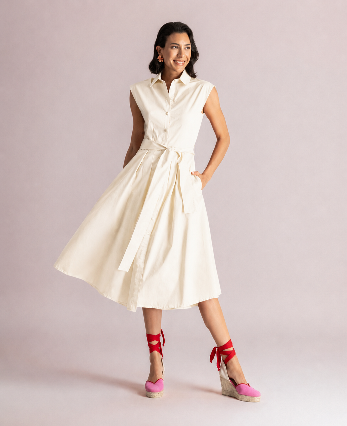 Amara Dress – Vanilla