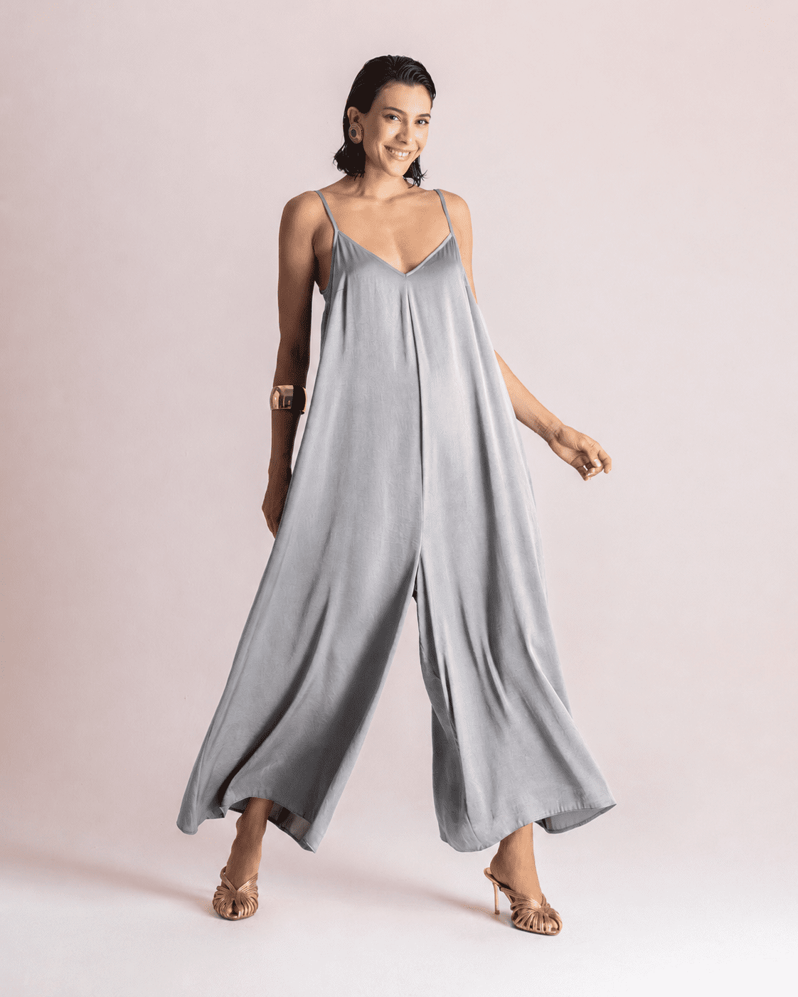 Musa Jumpsuit – Silver
