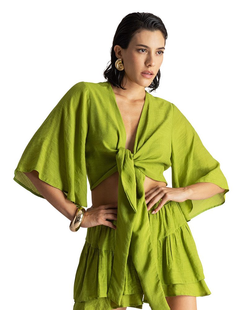 Nora Top – Lime - Image 3