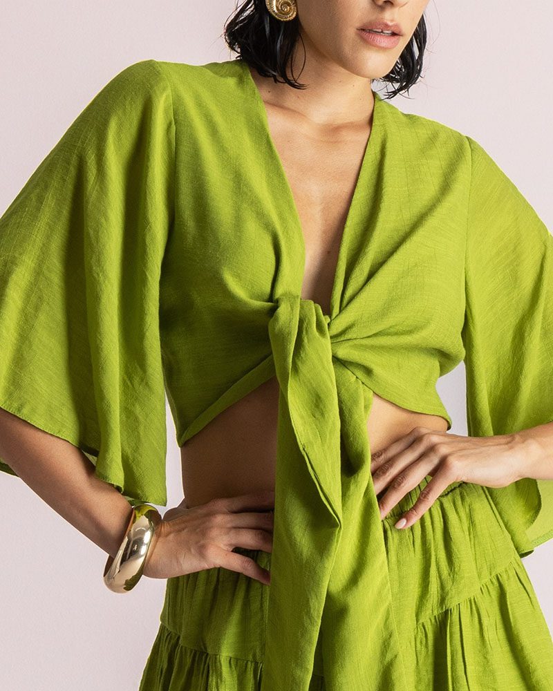 Nora Top – Lime