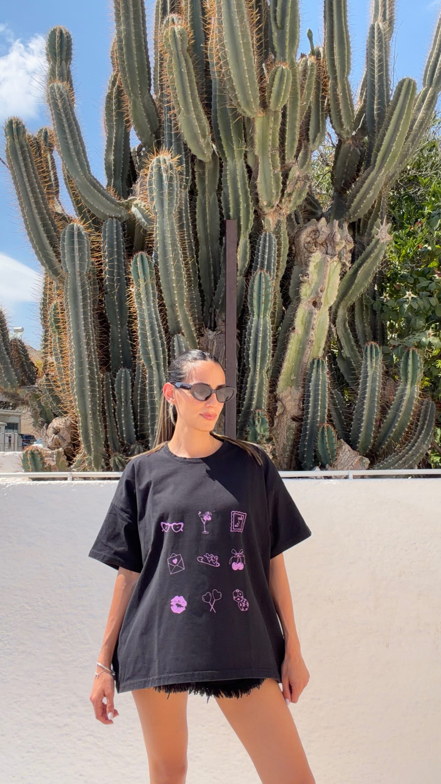 Pins T-Shirt Black Unisex