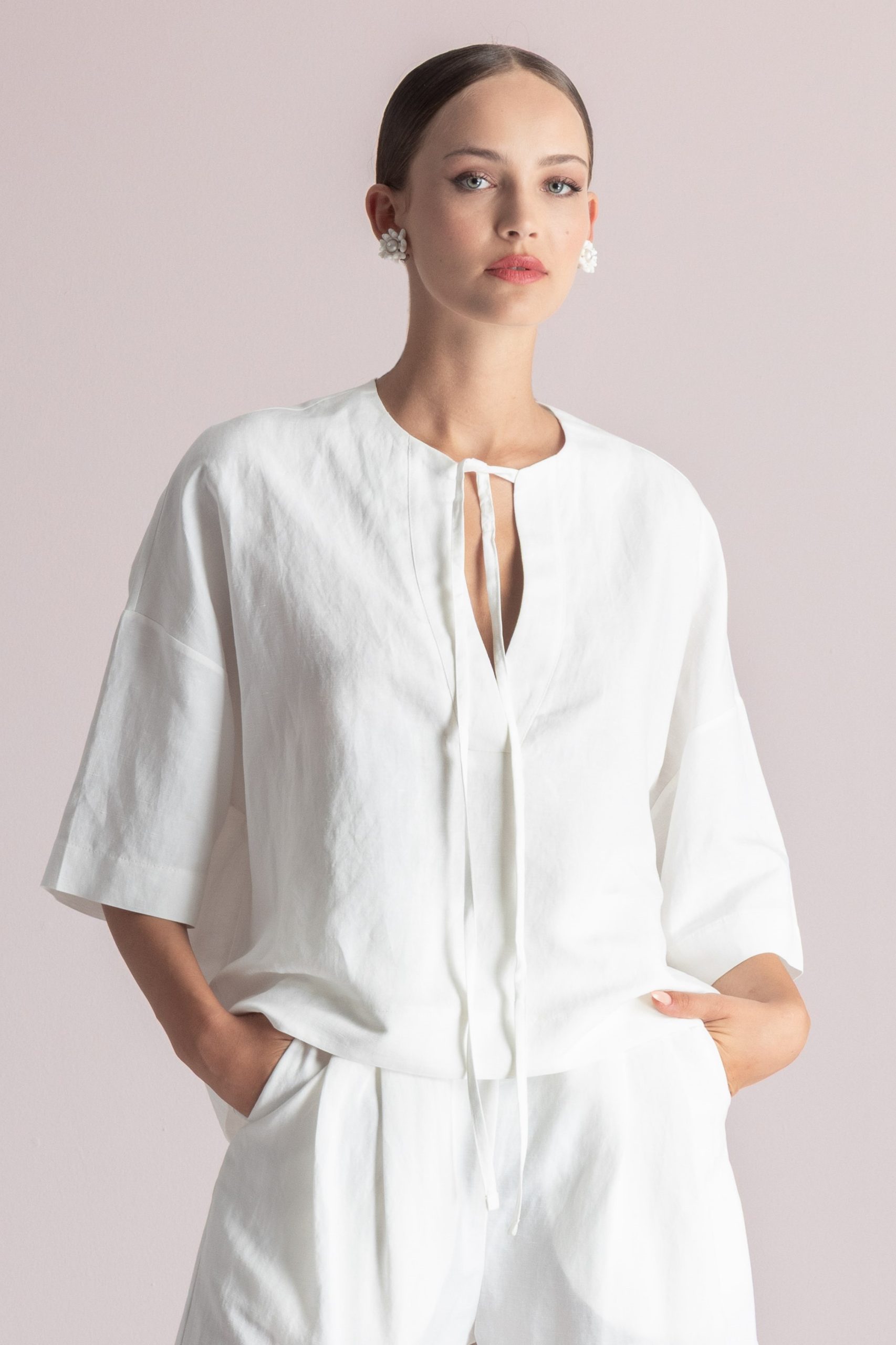 Victoria Linen Tunic