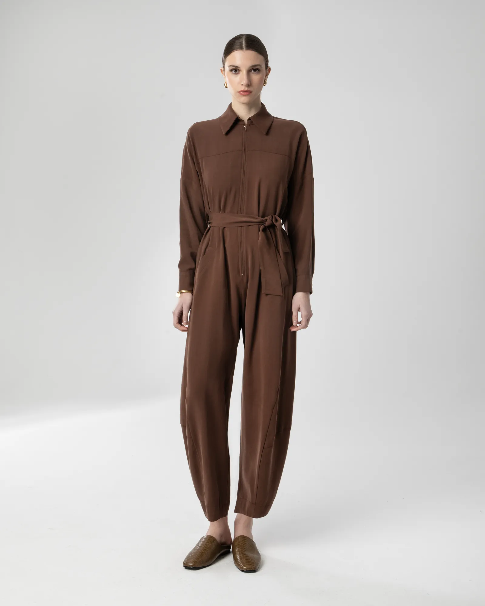 Jaclyn Jumpsuit – Brown